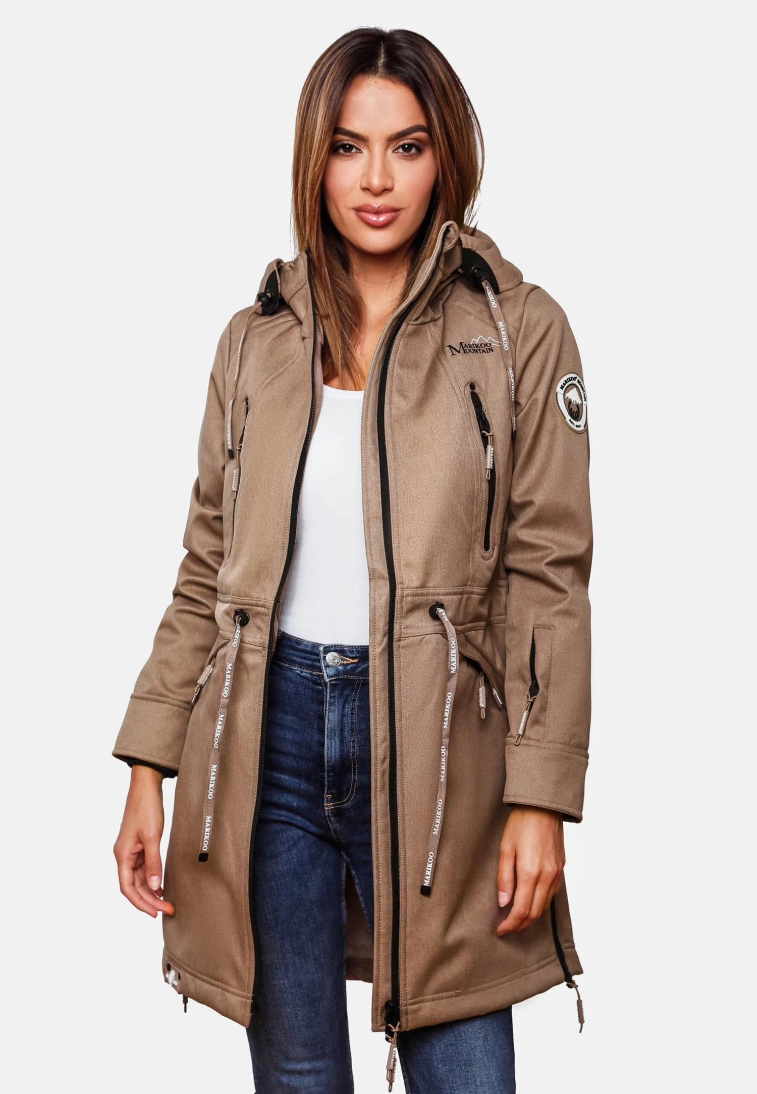 Marikoo Racquelle - Parka - Taupe Grey 4 Marikoo Racquelle - Parka - Taupe Grey - immagine 4