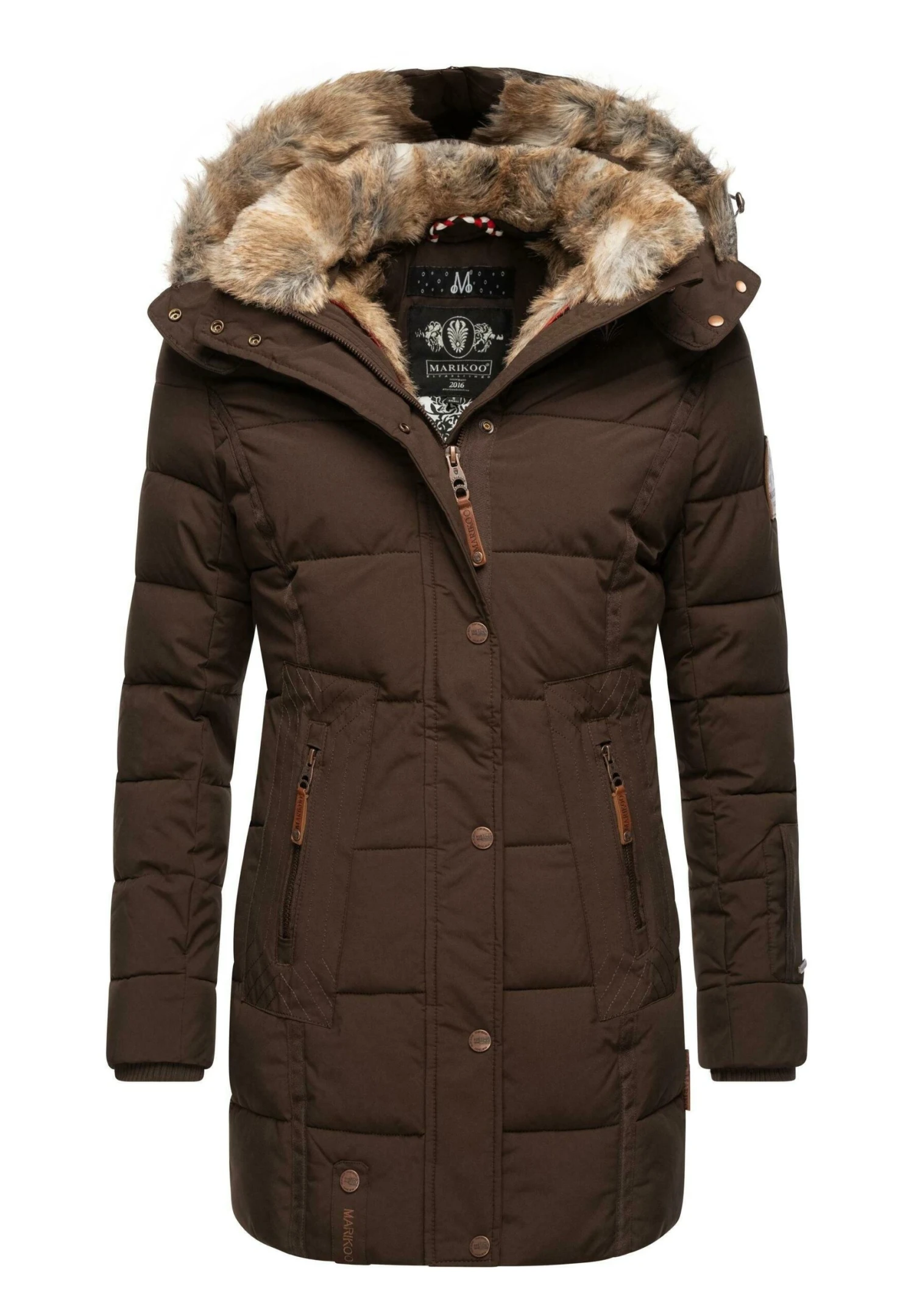Marikoo LieblingsCappotto InvernaleDark Brown Donna Cappotti M5M21U00F-O11 1 Marikoo LieblingsCappotto InvernaleDark Brown Donna Cappotti M5M21U00F-O11
