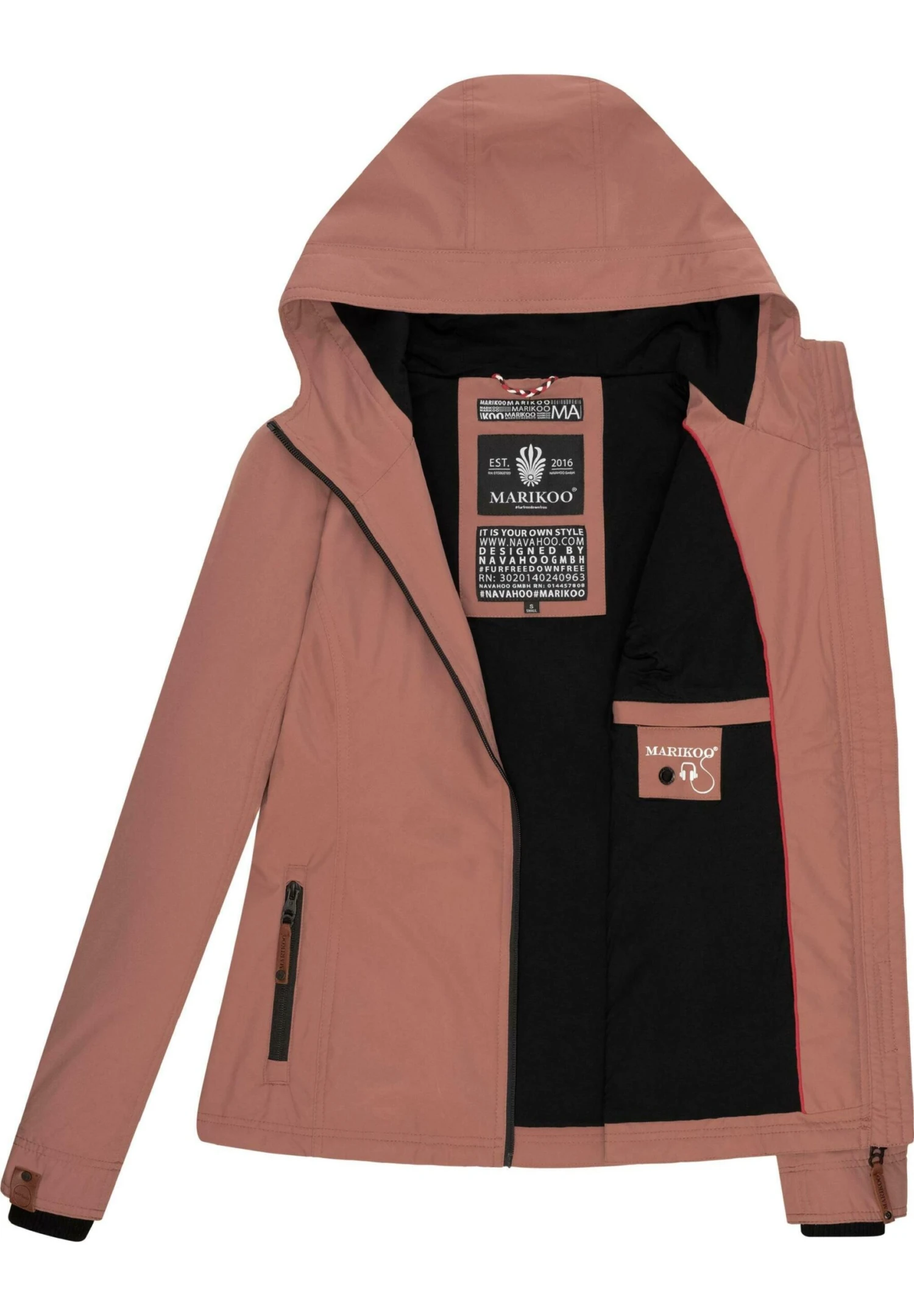 Marikoo BrombeereGiacca OutdoorTerracotta Donna Giacche E Blazer M5M21U010-O12 4 Marikoo BrombeereGiacca OutdoorTerracotta Donna Giacche E Blazer M5M21U010-O12 - immagine 4