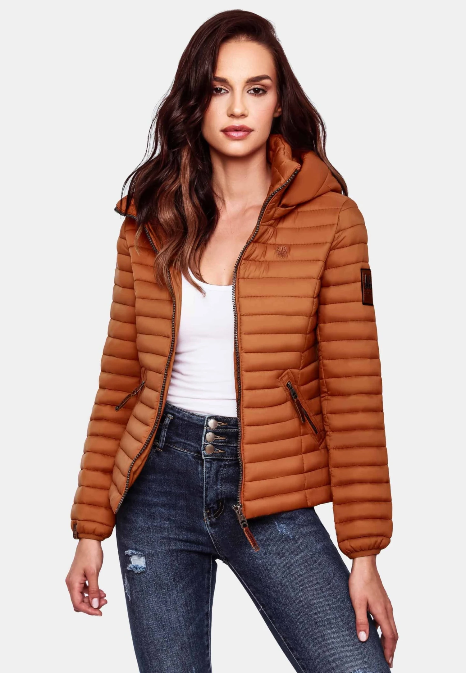 Marikoo LowenbabyGiacca Da Mezza StagioneRusty Cinnamon Donna Giacche E Blazer M5M21U00S-H12 4 Marikoo LowenbabyGiacca Da Mezza StagioneRusty Cinnamon Donna Giacche E Blazer M5M21U00S-H12 - immagine 4