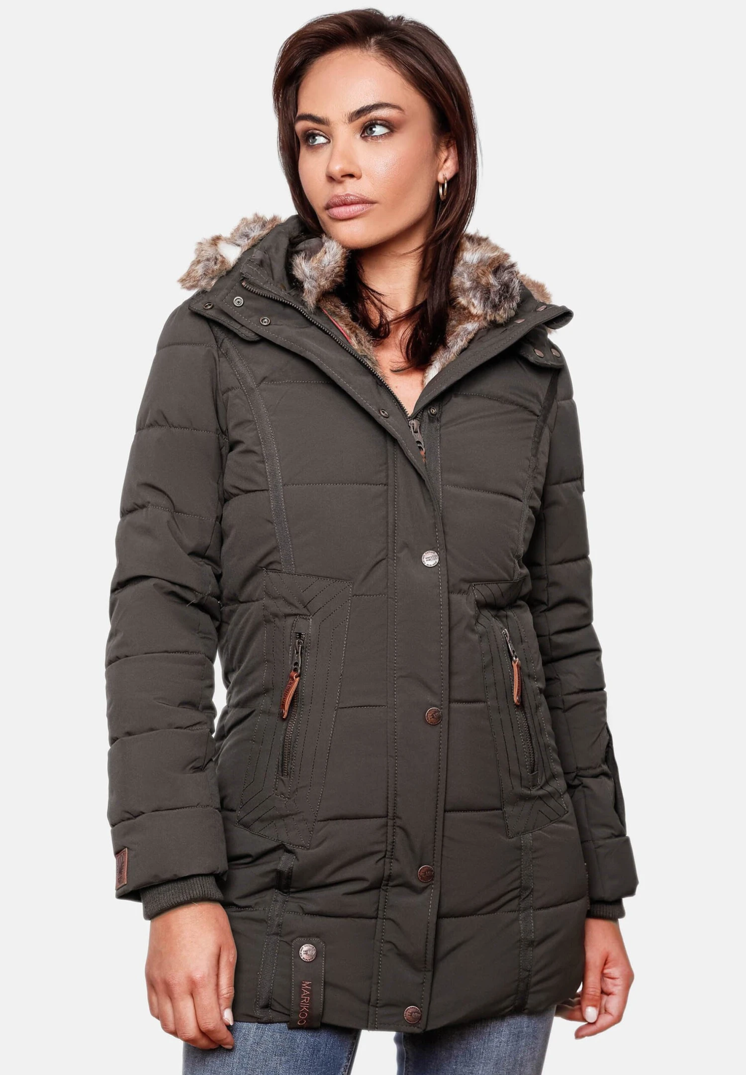 Marikoo Lieblings - Cappotto Invernale - Anthracite 1 Marikoo Lieblings - Cappotto Invernale - Anthracite