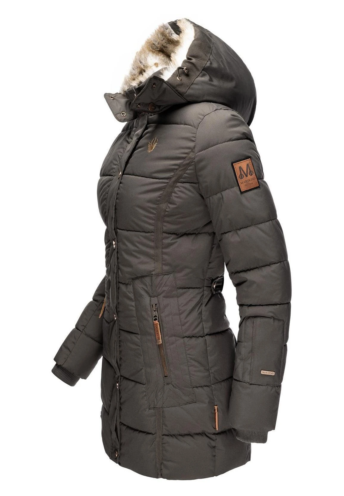 Marikoo Lieblings - Cappotto Invernale - Anthracite 8 Marikoo Lieblings - Cappotto Invernale - Anthracite - immagine 8