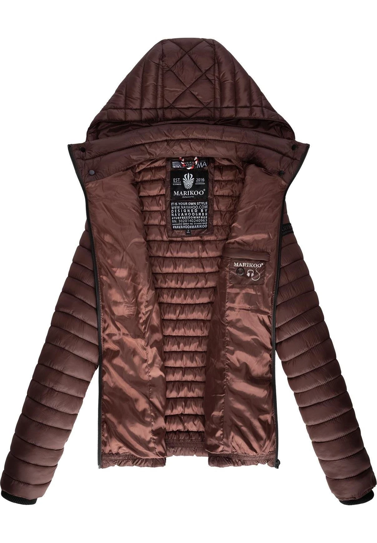 Marikoo SamtpfoteGiacca Da Mezza StagioneOchre Donna Giacche E Blazer M5M21U004-O12 3 Marikoo SamtpfoteGiacca Da Mezza StagioneOchre Donna Giacche E Blazer M5M21U004-O12 - immagine 3