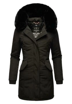 Marikoo KarmaaCappotto InvernaleBlack With Black Fur Donna Cappotti M5M21U00G-Q14 -Marikoo 47dba6896e9c43a59865fbc99a545e9f