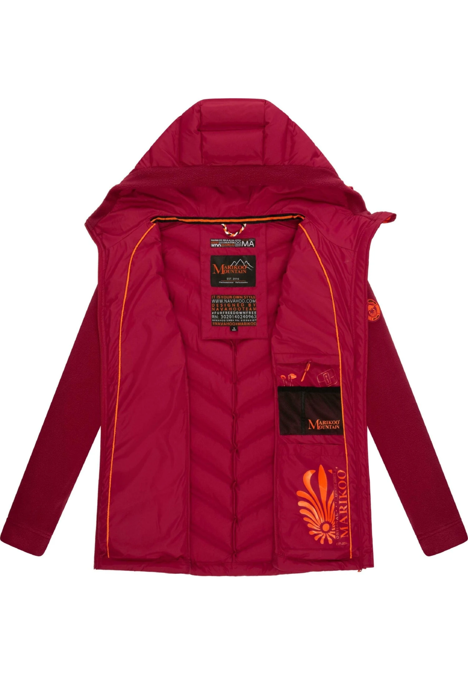 Marikoo Mount HarunaGiacca Da Mezza StagioneFuchsia Donna Giacche E Blazer M5M21G00N-J12 4 Marikoo Mount HarunaGiacca Da Mezza StagioneFuchsia Donna Giacche E Blazer M5M21G00N-J12 - immagine 4