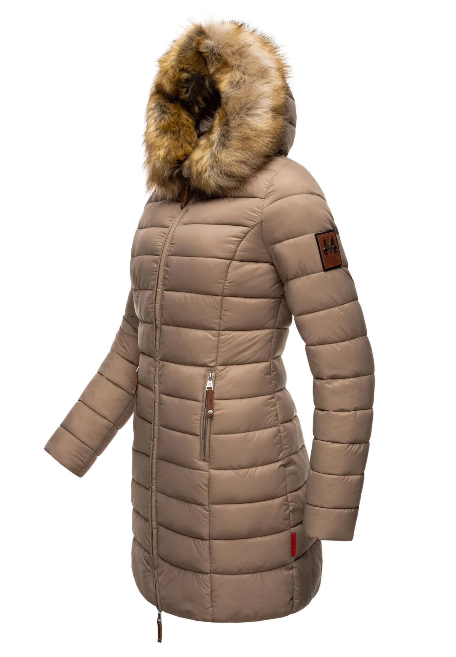 Marikoo SteppCappotto InvernaleTaupe Donna Cappotti M5M21U001-B11 4 Marikoo SteppCappotto InvernaleTaupe Donna Cappotti M5M21U001-B11 - immagine 4