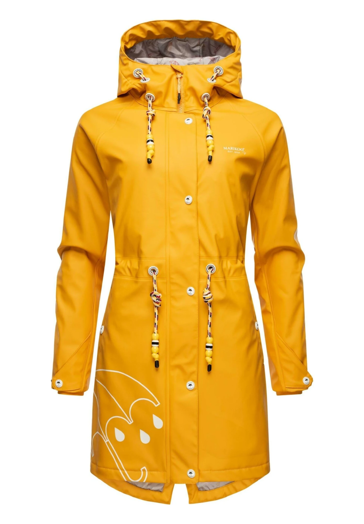 Marikoo Dancing UmbrellaImpermeabileAmber Yellow Donna Cappotti M5M21U01L-E11 1 Marikoo Dancing UmbrellaImpermeabileAmber Yellow Donna Cappotti M5M21U01L-E11