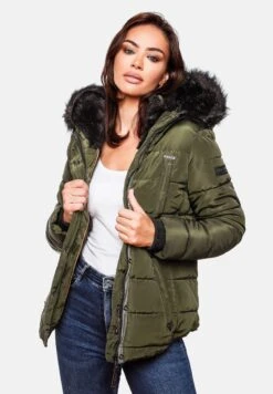Marikoo LotusblüteGiacca InvernaleOlive Donna Giacche E Blazer M5M21G002-N11 -Marikoo 62c32927589b4cbdabd1eac014c2addc