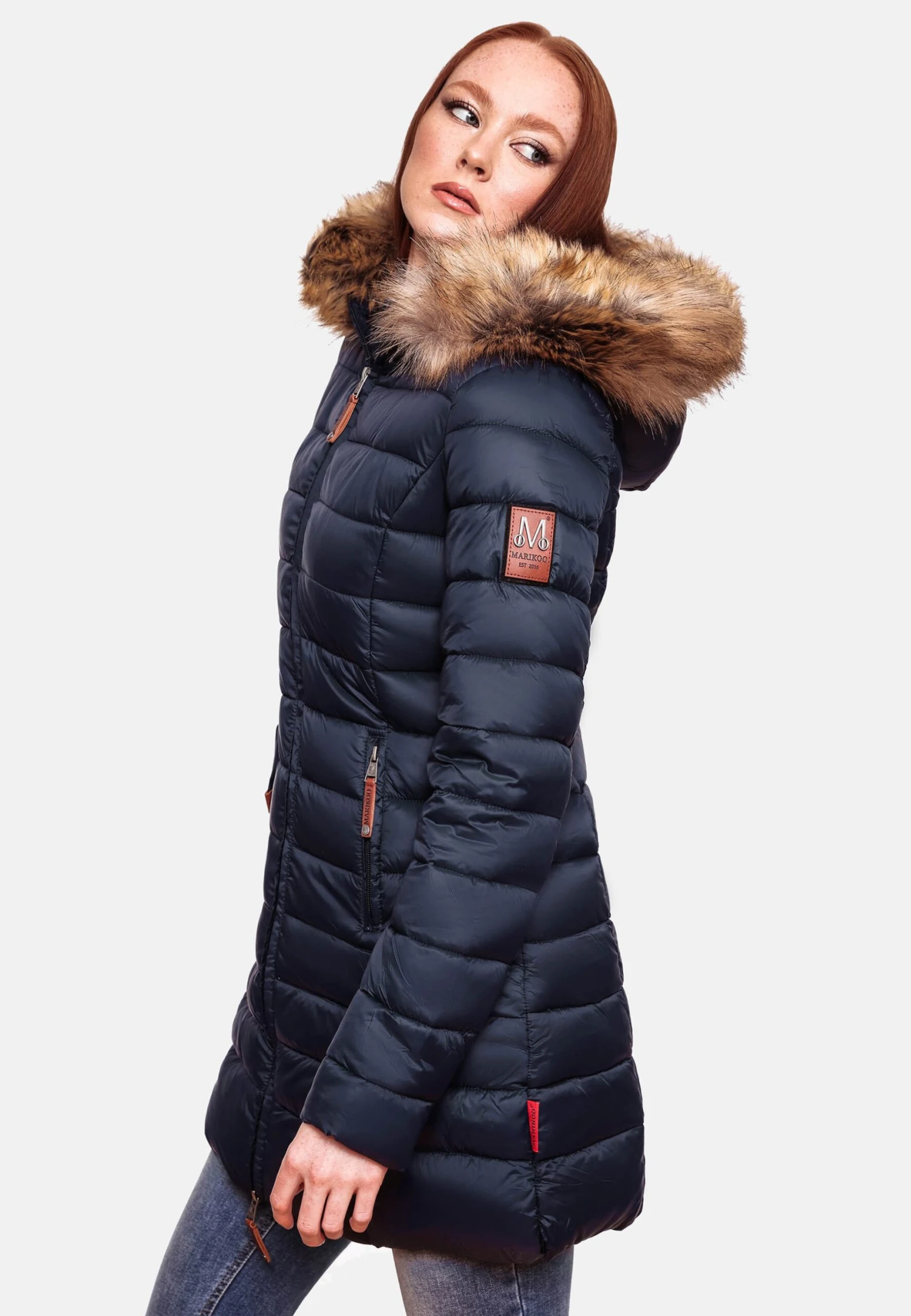 Marikoo SteppCappotto InvernaleDark Blue Donna Cappotti M5M21U001-K11 3 Marikoo SteppCappotto InvernaleDark Blue Donna Cappotti M5M21U001-K11 - immagine 3