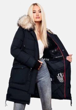 Marikoo ChaskaaCappotto InvernaleDark Blue Donna Cappotti M5M21U014-K11 -Marikoo 7680396a823b4e99bbe7fb39891f09c3