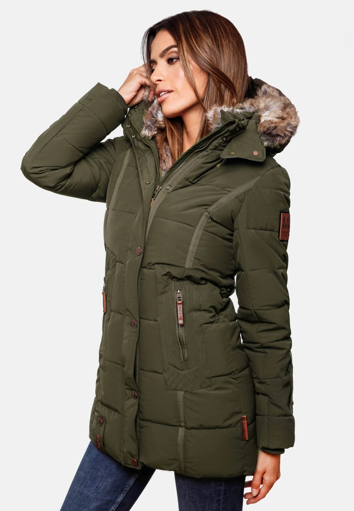 Marikoo Lieblings - Cappotto Invernale - Olive 5 Marikoo Lieblings - Cappotto Invernale - Olive - immagine 5
