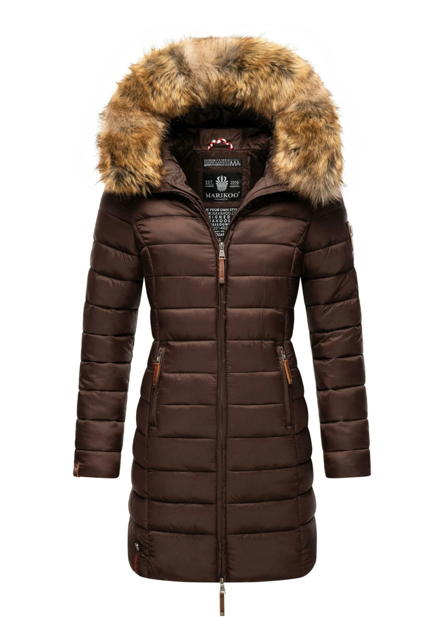 Marikoo SteppCappotto InvernaleDark Choco Donna Cappotti M5M21U001-O13 5 Marikoo SteppCappotto InvernaleDark Choco Donna Cappotti M5M21U001-O13 - immagine 5