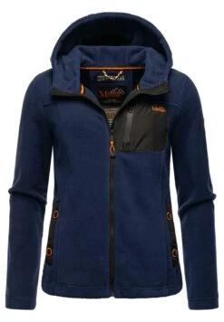 Marikoo Mount Iwaki - Giacca In Pile - Dark Blue