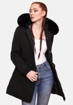 Marikoo KarmaaCappotto InvernaleBlack With Black Fur Donna Cappotti M5M21U00G-Q14 -Marikoo 94d7f4a7159f431e9e8435e5c85ac2bf