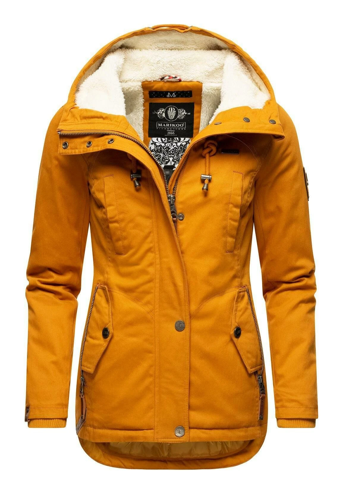 Marikoo BikooCappotto InvernaleCognac Donna Cappotti M5M21U00J-O11 1 Marikoo BikooCappotto InvernaleCognac Donna Cappotti M5M21U00J-O11