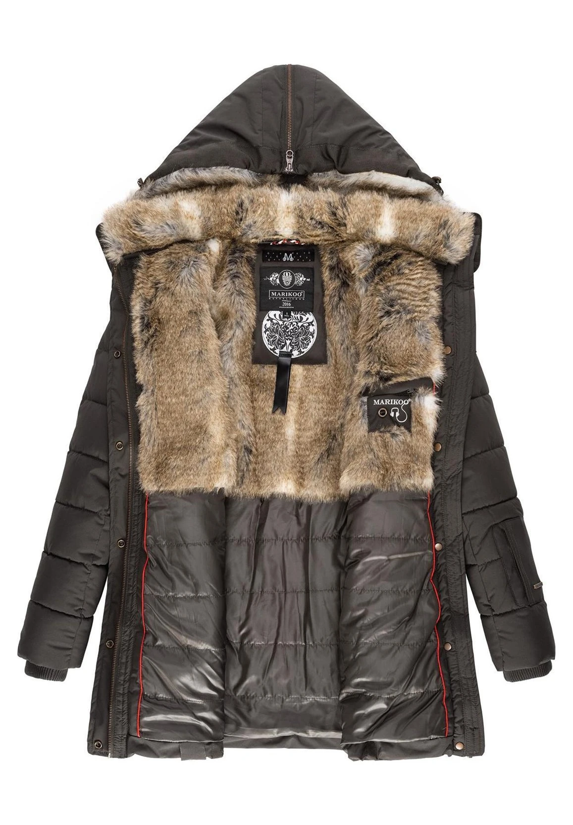 Marikoo Lieblings - Cappotto Invernale - Anthracite 9 Marikoo Lieblings - Cappotto Invernale - Anthracite - immagine 9