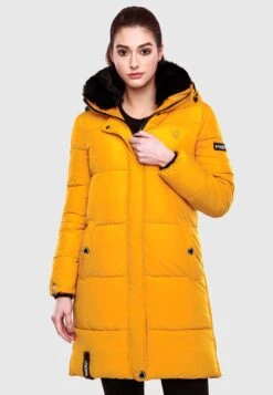 Marikoo StreliziaaCappotto InvernaleDark Yellow Donna Cappotti M5M21U011-E11