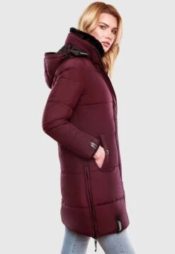 Marikoo StreliziaaCappotto InvernaleDark Red Melange Donna Cappotti M5M21U011-G12 -Marikoo aa63d7fe1e57459a9b61d1672d875517