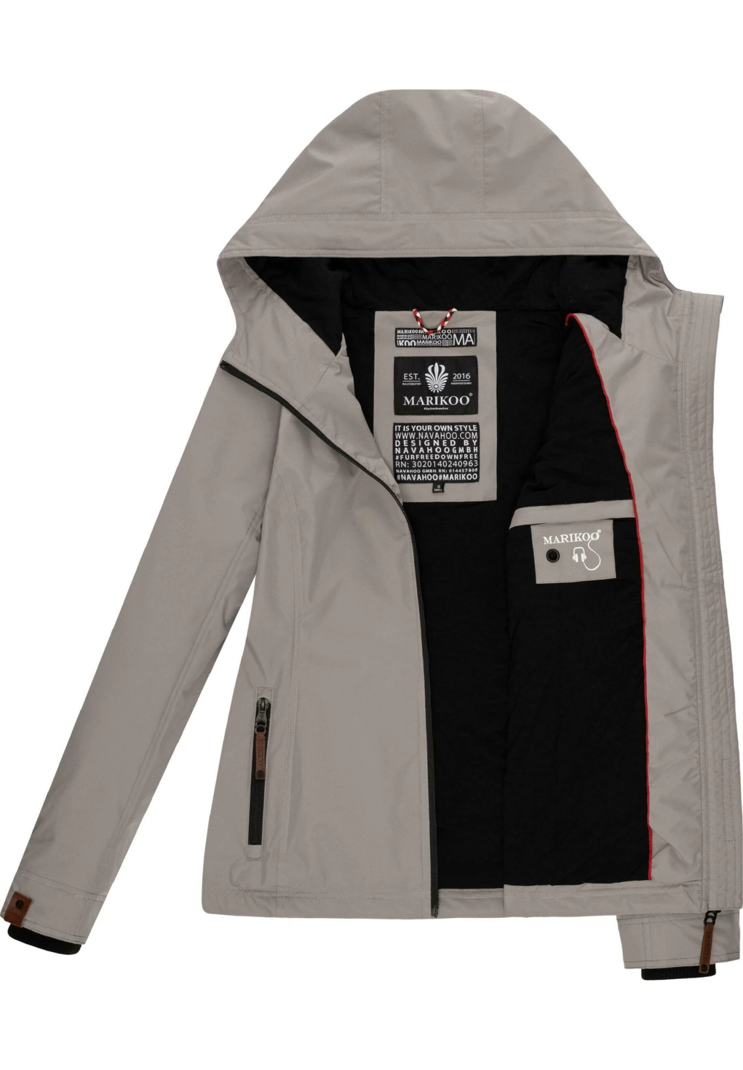 Marikoo BrombeereGiacca OutdoorZinc Grey Donna Giacche E Blazer M5M21U010-C12 4 Marikoo BrombeereGiacca OutdoorZinc Grey Donna Giacche E Blazer M5M21U010-C12 - immagine 4