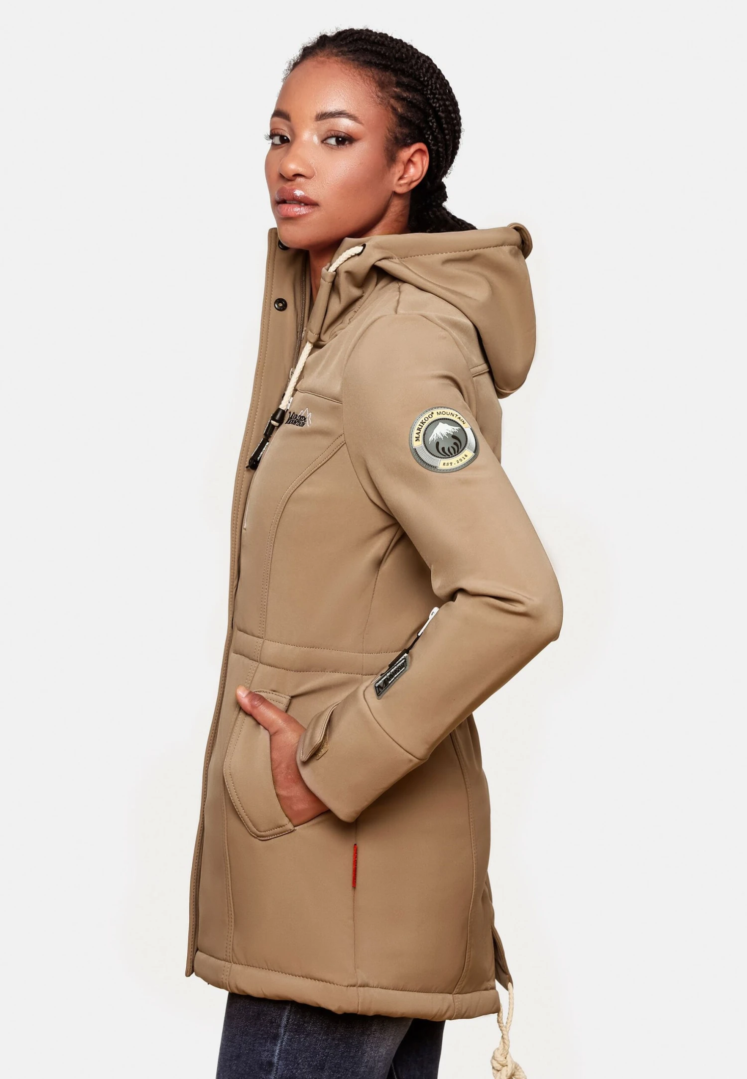 Marikoo ZimtzickeParkaTaupe Grey Donna Giacche E Blazer M5M21U005-B11 3 Marikoo ZimtzickeParkaTaupe Grey Donna Giacche E Blazer M5M21U005-B11 - immagine 3