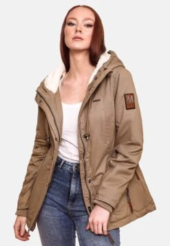 Marikoo BikooCappotto InvernaleTaupe Donna Cappotti M5M21U00J-B11 -Marikoo b5ff1e68483b419196b8038dd0409b3a