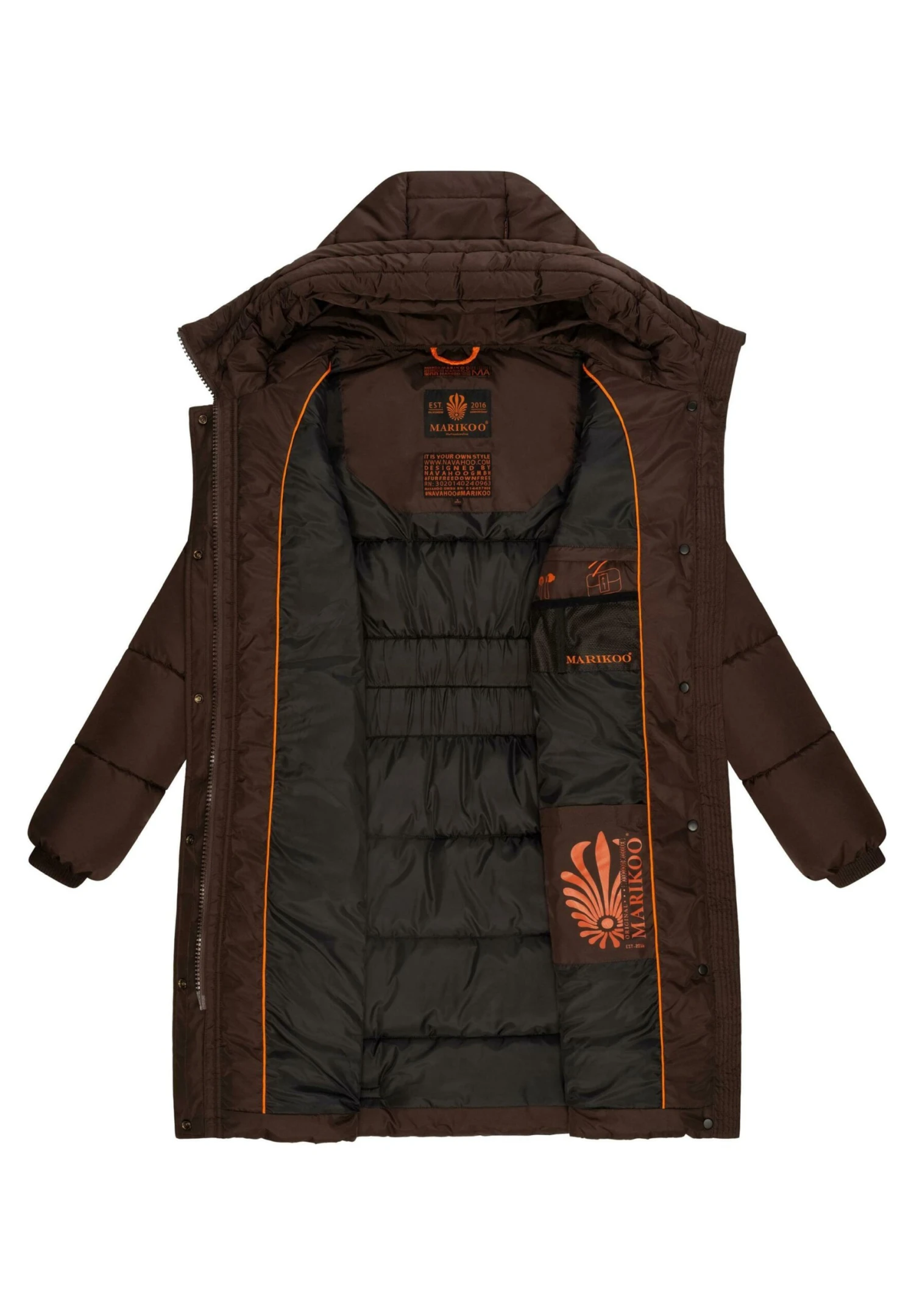 Marikoo Yuikoo - Cappotto Invernale - Dark Choco 4 Marikoo Yuikoo - Cappotto Invernale - Dark Choco - immagine 4