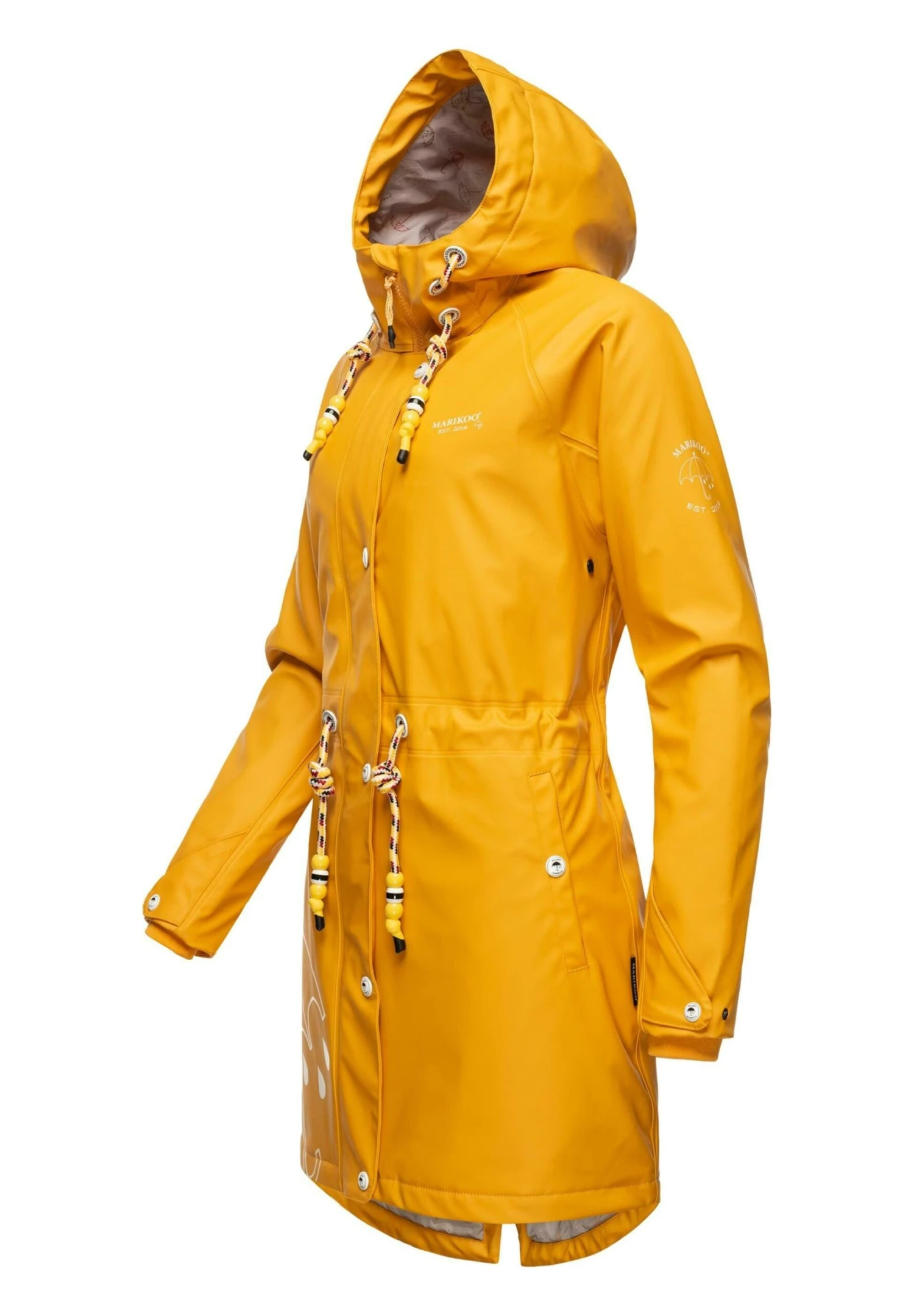 Marikoo Dancing UmbrellaImpermeabileAmber Yellow Donna Cappotti M5M21U01L-E11 4 Marikoo Dancing UmbrellaImpermeabileAmber Yellow Donna Cappotti M5M21U01L-E11 - immagine 4