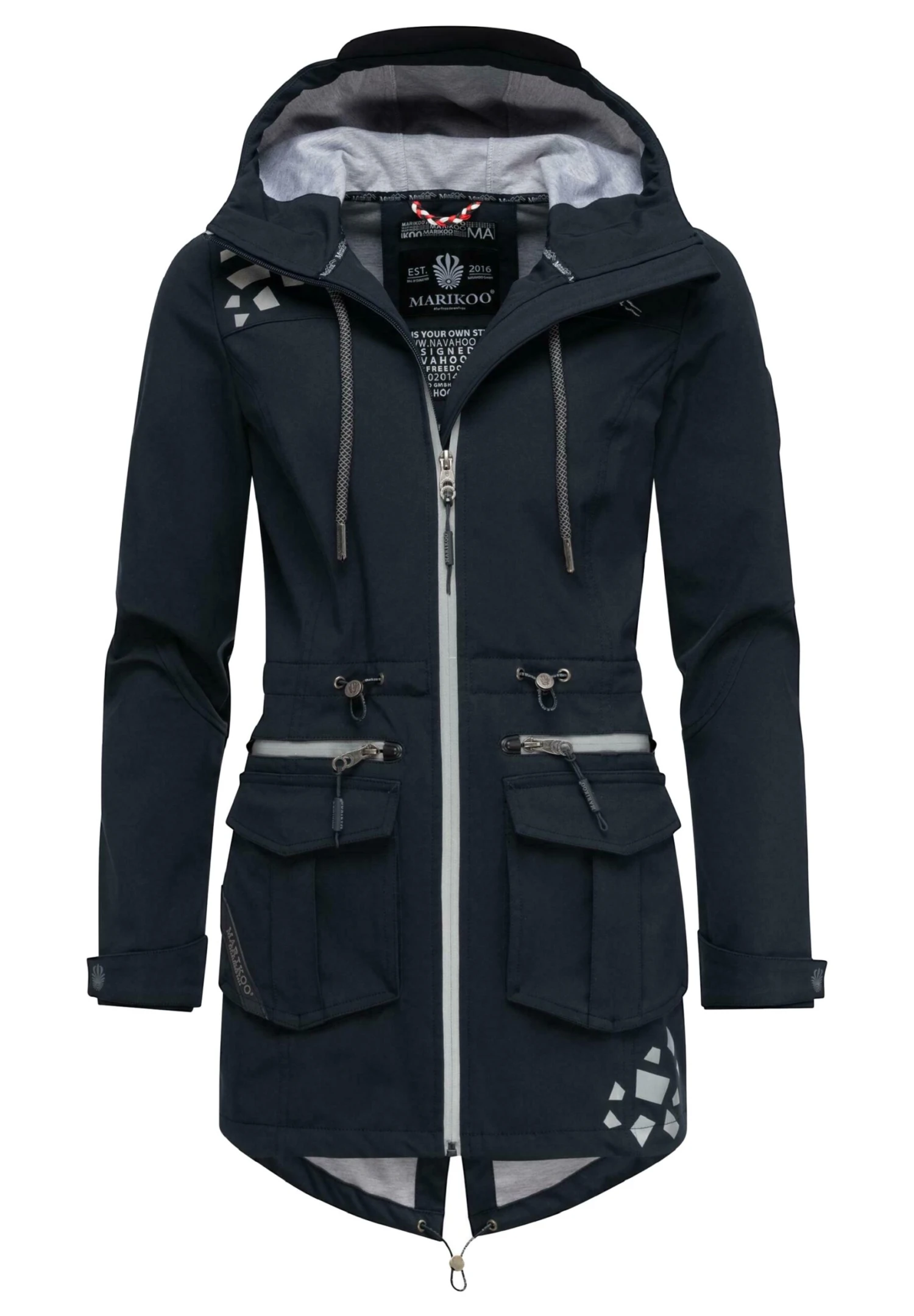 Marikoo Ulissaa - Impermeabile - Dark Blue 5 Marikoo Ulissaa - Impermeabile - Dark Blue - immagine 5