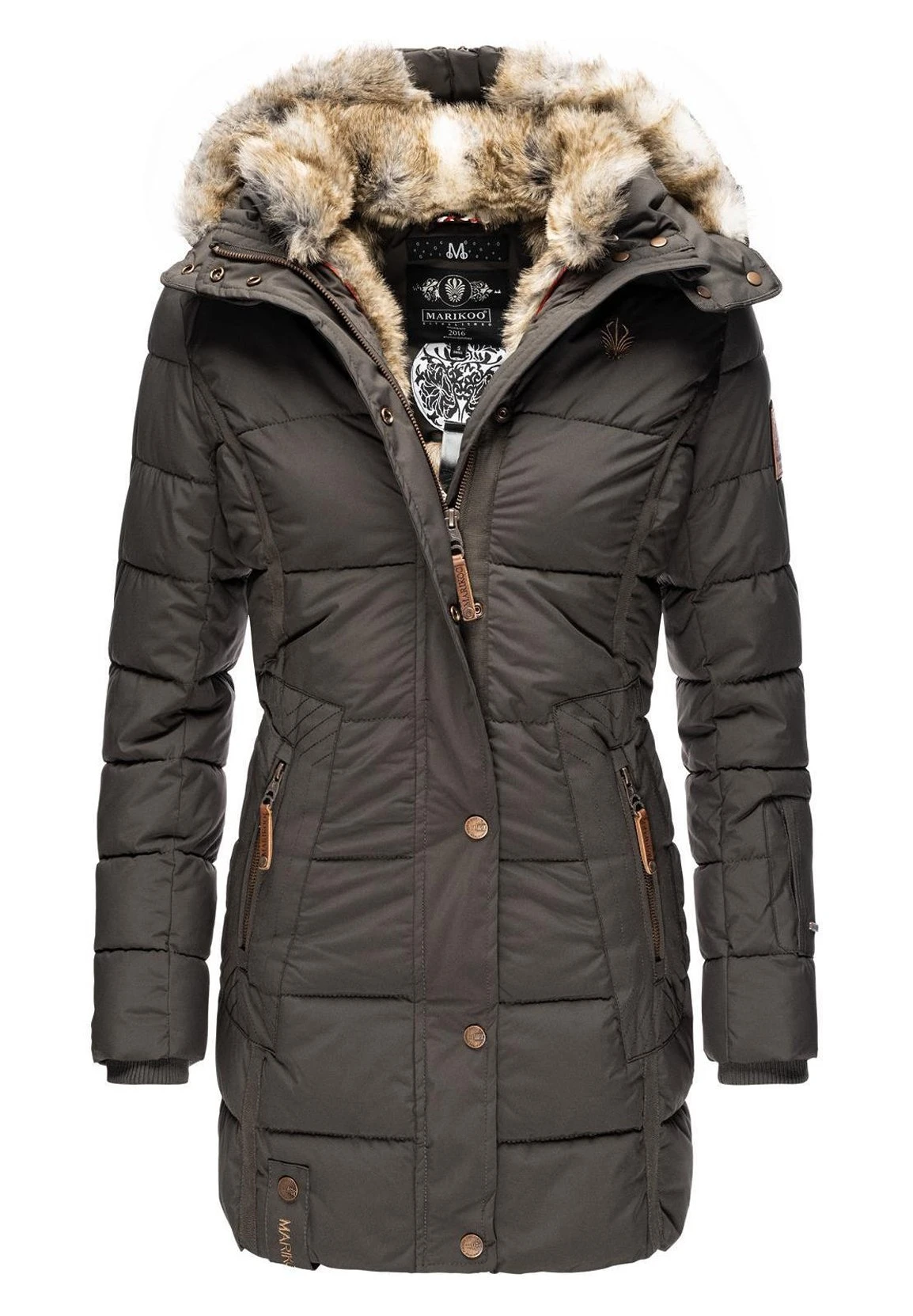 Marikoo Lieblings - Cappotto Invernale - Anthracite 6 Marikoo Lieblings - Cappotto Invernale - Anthracite - immagine 6