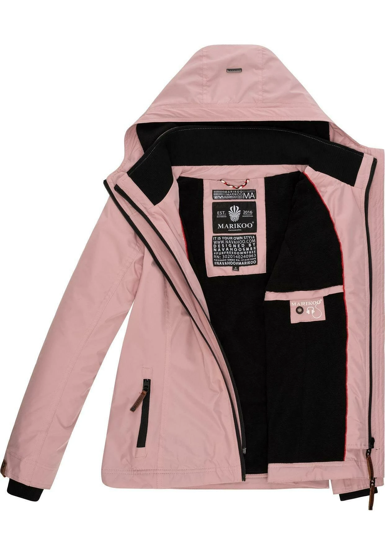 Marikoo ErdbeereGiacca OutdoorPowder Rose Donna Giacche E Blazer M5M21G009-J14 4 Marikoo ErdbeereGiacca OutdoorPowder Rose Donna Giacche E Blazer M5M21G009-J14 - immagine 4