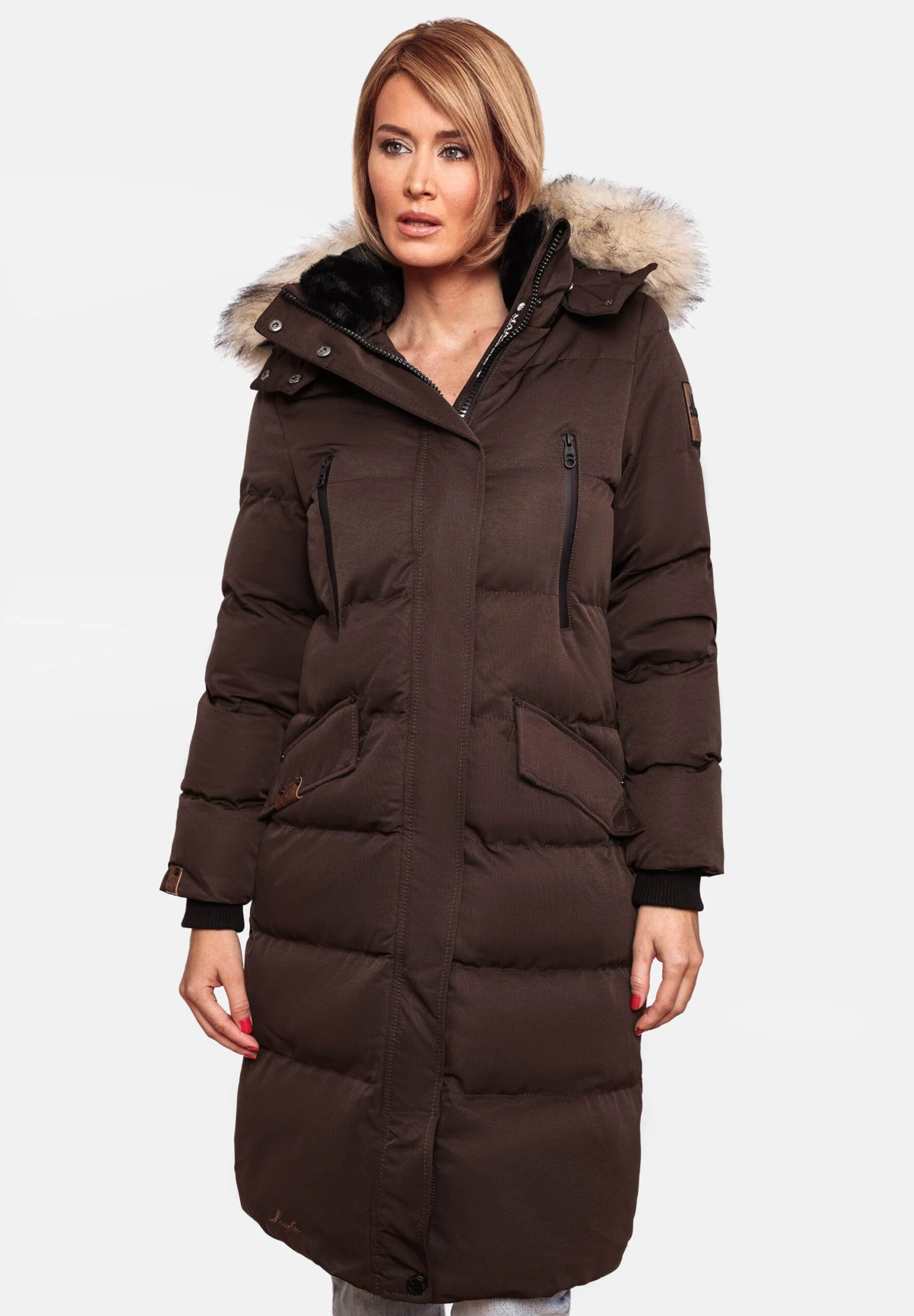 Marikoo Cappotto InvernaleDark Choco Donna Cappotti M5M21U017-O12 1 Marikoo Cappotto InvernaleDark Choco Donna Cappotti M5M21U017-O12