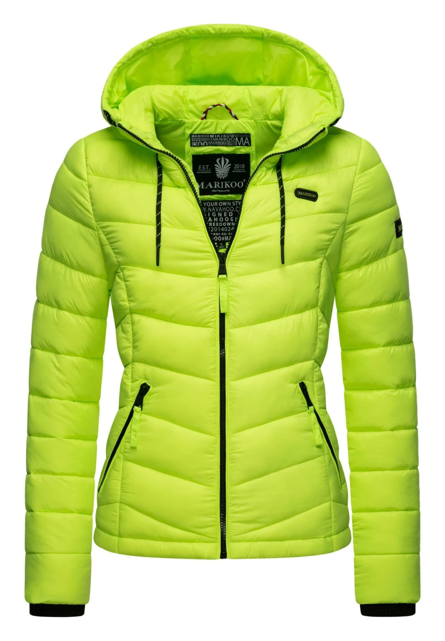 Marikoo KualaGiacca Da Mezza StagioneNeon Green Donna Giacche E Blazer M5M21U01H-M13 5 Marikoo KualaGiacca Da Mezza StagioneNeon Green Donna Giacche E Blazer M5M21U01H-M13 - immagine 5