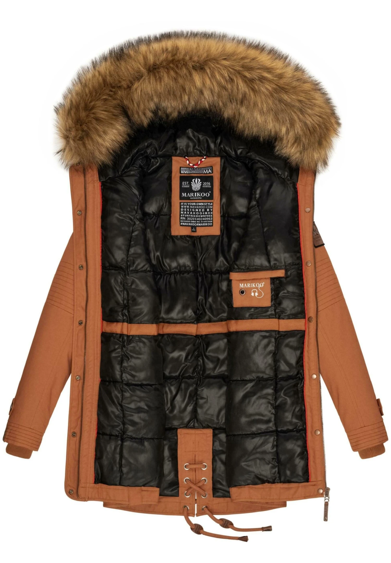 Marikoo Viva- Cappotto Invernale - Rusty Cinnamon 5 Marikoo Viva- Cappotto Invernale - Rusty Cinnamon - immagine 5